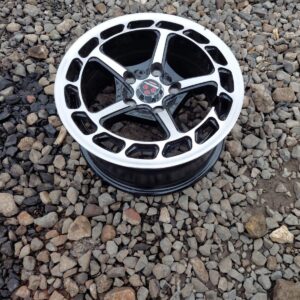 Size 15 Black Silver Rim for Nissan Lafesta,Juke,Xtrail, Dualis,