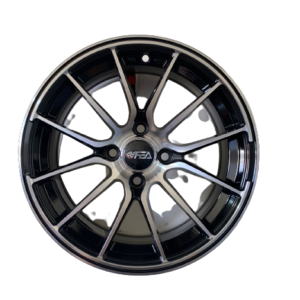 Size15/4/100 Black Silver Rims For Filder, Axio, Probox, Nissan Note, Mazda Demio & Nissan Advan ( Full Set)